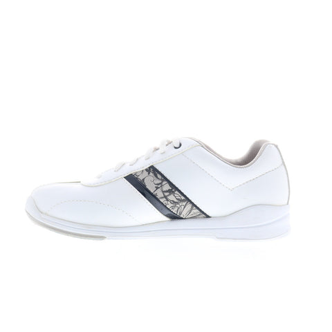 Dexter Colada2-5 Womens White Leather Lace Up Athletic Bowling Shoes