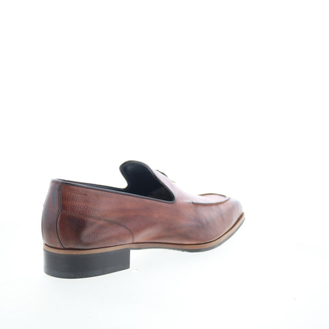 Di Bianco Cordussio Mens Brown Leather Loafers & Slip Ons Casual Shoes