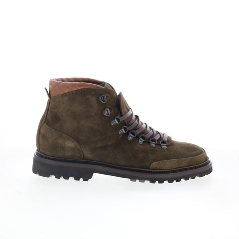 Di Bianco Cortina Mens Brown Suede Lace Up Casual Dress Boots