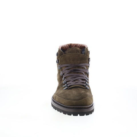 Di Bianco Cortina Mens Brown Suede Lace Up Casual Dress Boots