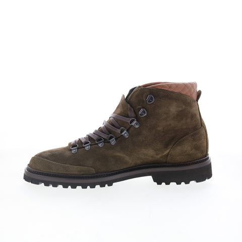 Di Bianco Cortina Mens Brown Suede Lace Up Casual Dress Boots
