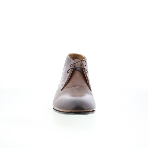 Pastori by Di Bianco Crixis Mens Brown Leather Lace Up Chukkas Boots