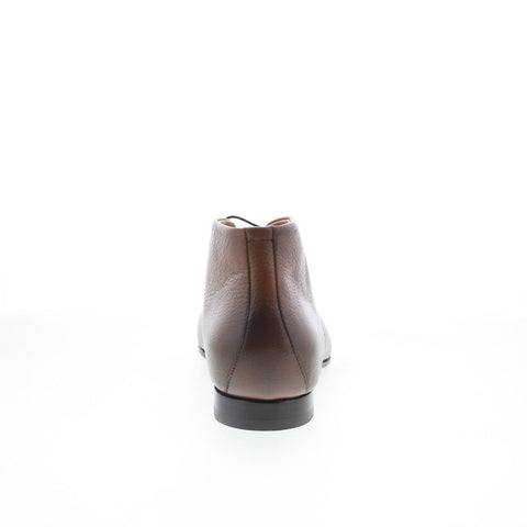 Pastori by Di Bianco Crixis Mens Brown Leather Lace Up Chukkas Boots