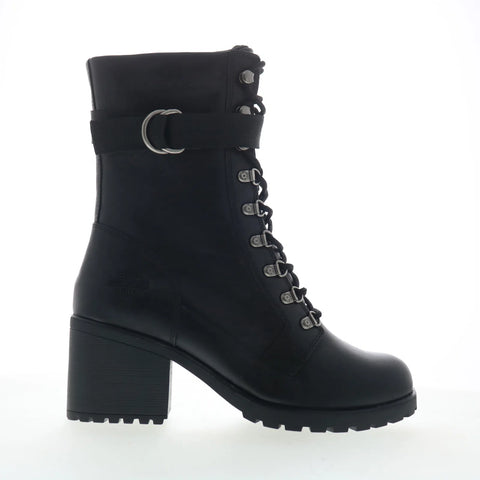 Harley-Davidson Marinda 9 In Lace Boot Womens Black Ankle & Booties Boots