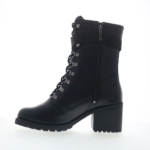 Harley-Davidson Marinda 9 In Lace Boot Womens Black Ankle & Booties Boots