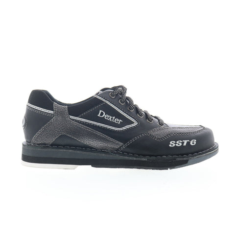 Dexter DB15005-3 Mens Black Leather Lace Up Athletic Bowling Shoes