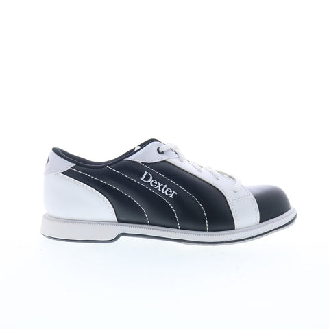 Dexter DB2014017-1 Womens Black Leather Lace Up Athletic Bowling Shoes