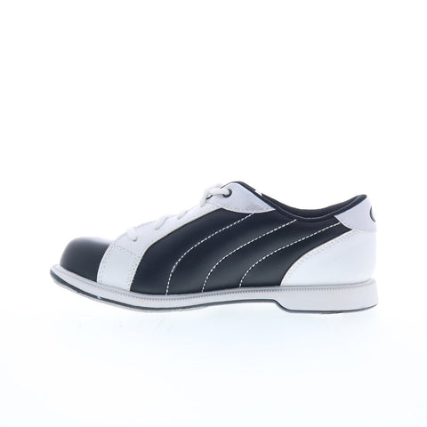 Dexter DB2014017-1 Womens Black Leather Lace Up Athletic Bowling Shoes