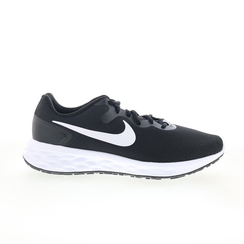 Nike Revolution 6 DD8475-003 Mens Black Canvas Athletic Running Shoes