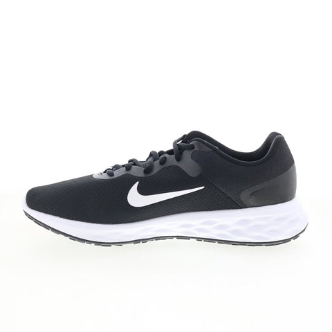 Nike Revolution 6 DD8475-003 Mens Black Canvas Athletic Running Shoes