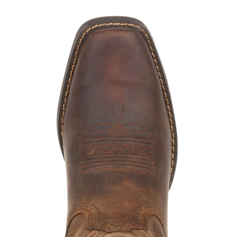 Durango Rebel Frontier DDB0244 Mens Brown Leather Slip On Western Boots