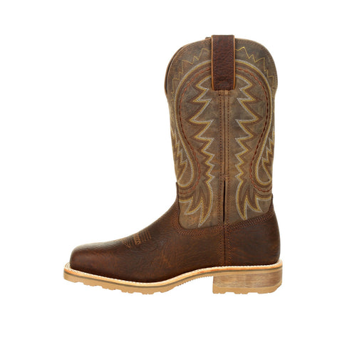 Durango Maverick Pro Steel Toe DDB0298 Mens Brown Wide Cowboy Western Boots