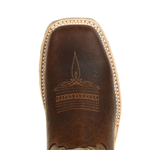 Durango Maverick Pro Steel Toe DDB0298 Mens Brown Wide Cowboy Western Boots