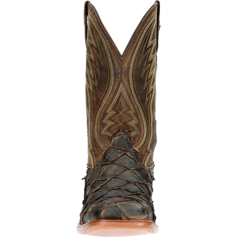 Durango Premium Exoctics DDB0318 Mens Brown Wide Leather Western Boots