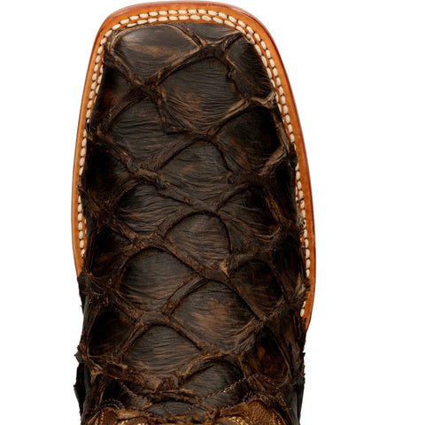 Durango Premium Exoctics DDB0318 Mens Brown Wide Leather Western Boots