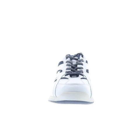 Dexter DEX-9 Mens White Leather Lace Up Athletic Bowling Shoes