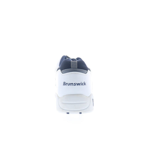 Dexter DEX-9 Mens White Leather Lace Up Athletic Bowling Shoes