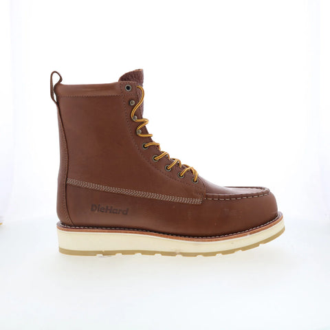 Die Hard Malibu 8IN DH80440 Mens Brown Wide Leather Casual Dress Boots