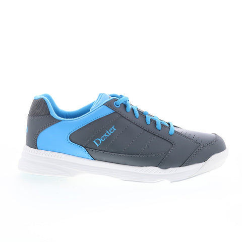 Dexter Ricky IV DM0000108 Mens Gray Synthetic Lace Up Athletic Bowling Shoes