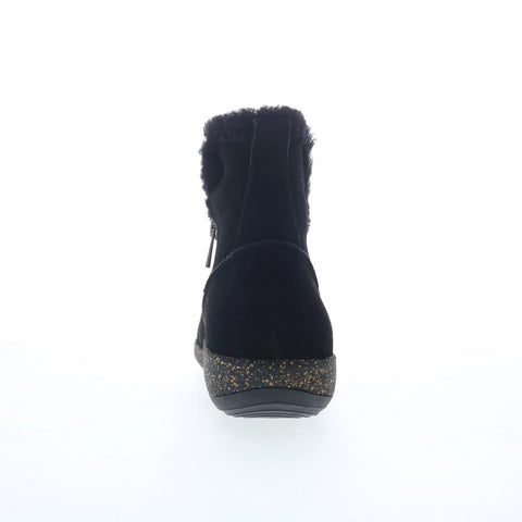 Aetrex Remi DM750 Womens Black Suede Zipper Casual Dress Boots