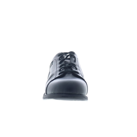Dexter Munich DTS101-1 Mens Black Leather Lace Up Athletic Bowling Shoes