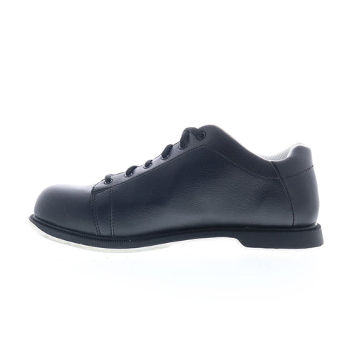 Dexter Manchester DTS103-1 Mens Black Leather Lace Up Athletic Bowling Shoes