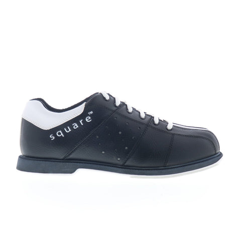 Dexter DTS105-1 Mens Black Leather Lace Up Athletic Bowling Shoes