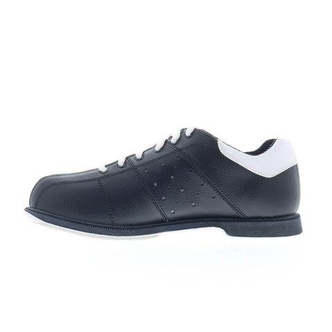Dexter DTS105-1 Mens Black Leather Lace Up Athletic Bowling Shoes