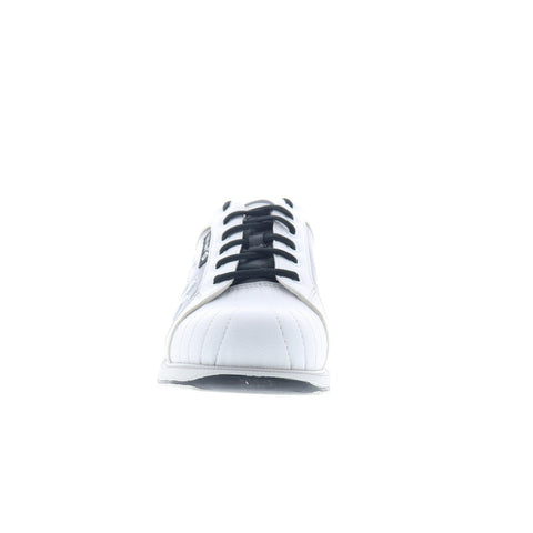 Dexter DTS107-9 Mens White Leather Lace Up Athletic Bowling Shoes