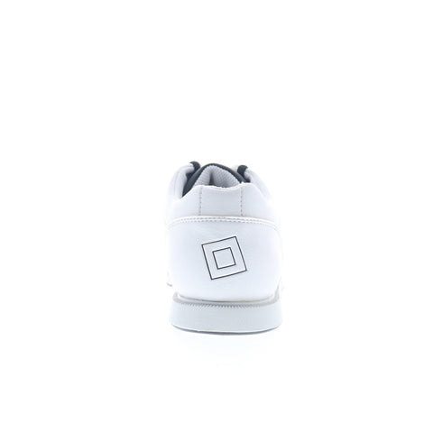 Dexter DTS107-9 Mens White Leather Lace Up Athletic Bowling Shoes