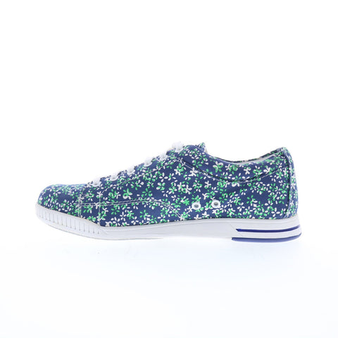 Dexter Katie DW0000396 Womens Blue Canvas Lace Up Athletic Bowling Shoes