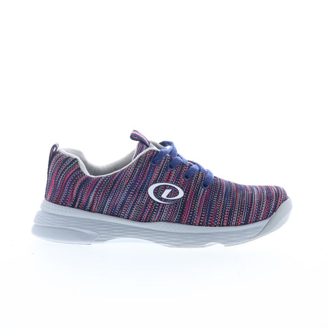 Dexter Abby DW0001702 Womens Blue Mesh Lace Up Athletic Bowling Shoes