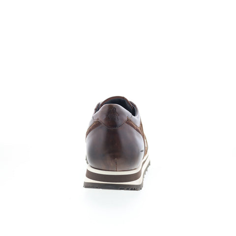 Di Bianco Daytona Mens Brown Suede Lace Up Lifestyle Sneakers Shoes