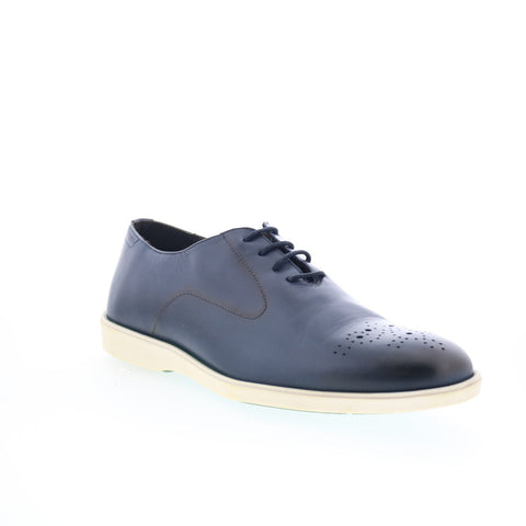 Pastori by Di Bianco Decius Mens Blue Oxfords & Lace Ups Casual Shoes