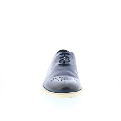 Pastori by Di Bianco Decius Mens Blue Oxfords & Lace Ups Casual Shoes