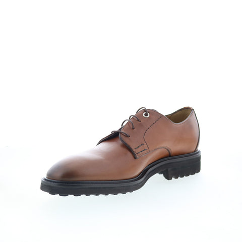 Pastori by Di Bianco Derby Liscio Mens Brown Oxfords & Lace Ups Casual Shoes