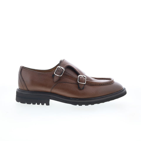 Pastori by Di Bianco Derby Vaschetta Mens Brown Leather Lace Up Ankle Boots