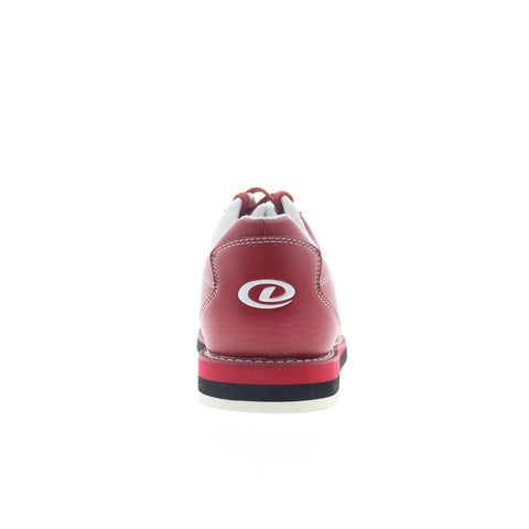 Dexter Dex-10 Mens Red Leather Lace Up Athletic Bowling Shoes