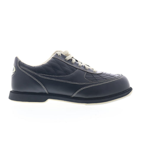 Dexter Dex-1 Mens Black Leather Lace Up Athletic Bowling Shoes