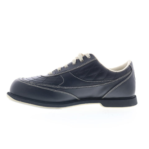 Dexter Dex-1 Mens Black Leather Lace Up Athletic Bowling Shoes