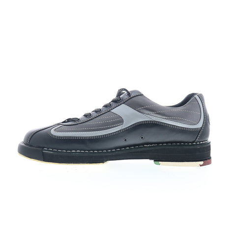 Dexter Dex-2 Mens Black Leather Lace Up Athletic Bowling Shoes