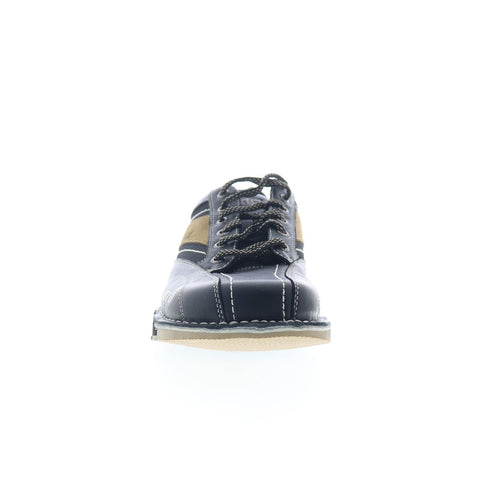 Dexter Dex-4 Mens Black Leather Lace Up Athletic Bowling Shoes