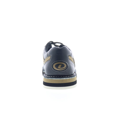 Dexter Dex-4 Mens Black Leather Lace Up Athletic Bowling Shoes