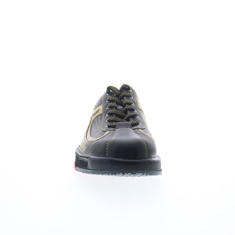 Dexter Dex-7 Mens Black Leather Lace Up Athletic Bowling Shoes