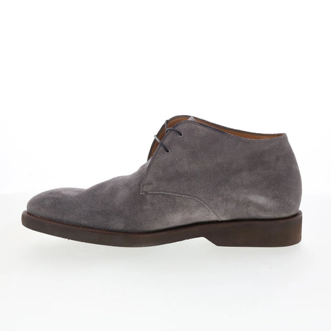 Pastori by Di Bianco Didius Mens Gray Suede Lace Up Chukkas Boots