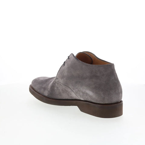 Pastori by Di Bianco Didius Mens Gray Suede Lace Up Chukkas Boots