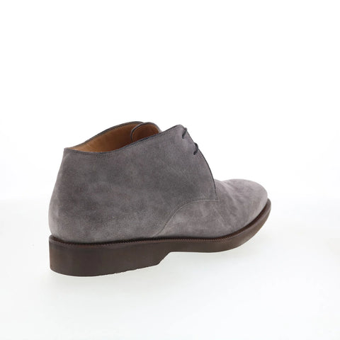 Pastori by Di Bianco Didius Mens Gray Suede Lace Up Chukkas Boots