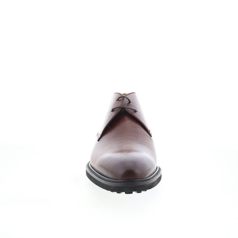 Pastori by Di Bianco Didius Mens Brown Leather Lace Up Chukkas Boots
