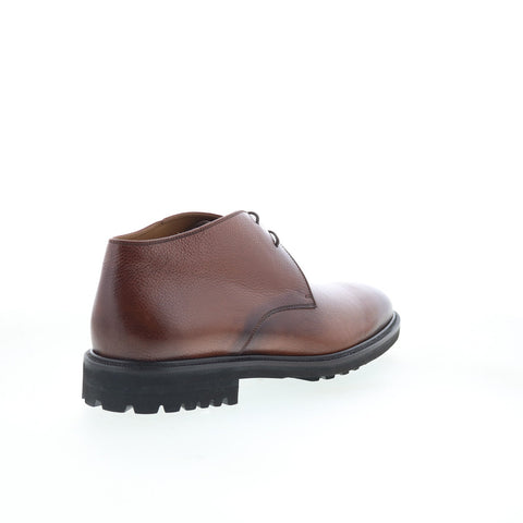 Pastori by Di Bianco Didius Mens Brown Leather Lace Up Chukkas Boots