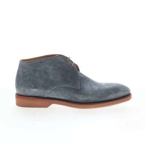 Pastori by Di Bianco Didus Mens Gray Suede Lace Up Chukkas Boots